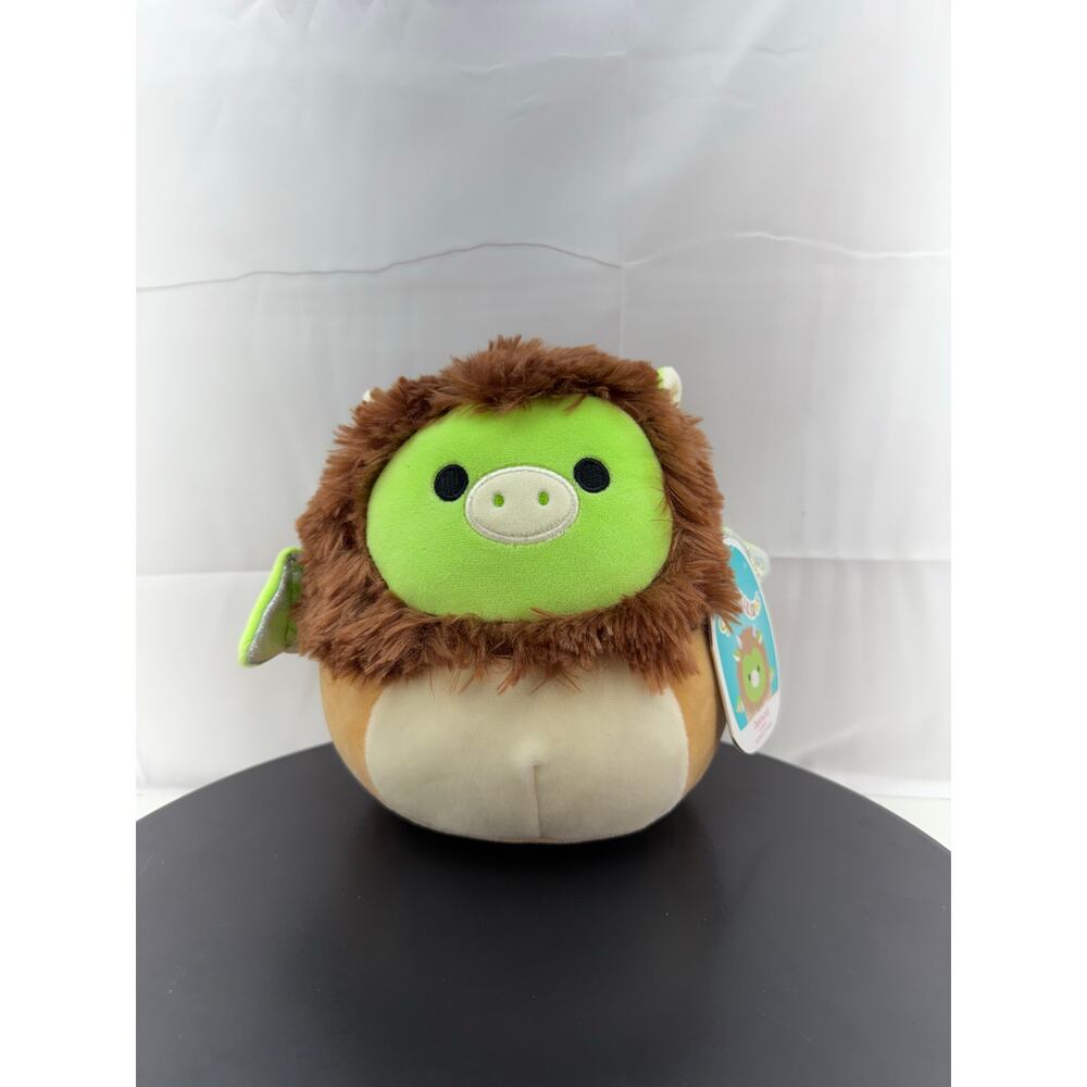 Squishmallows 7"‎ Desmund the Dragon Stuffed Plush Animal Kellytoy Costume Squad